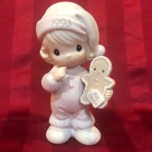 Precious Moments Pink and White Figurine